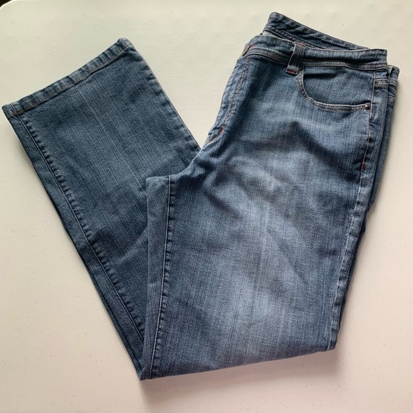 Venezia Y2K Straight Leg Denim Blue Jeans, [Sz 18W] - Picture 3 of 9